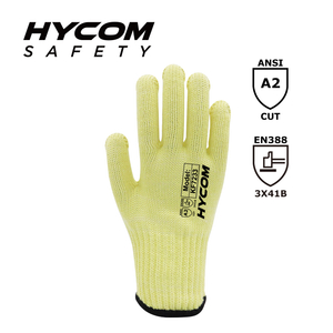 HYCOM 7G ANSI 2 Para-aramid Cut Resistant Glove Flame Retardant Work Glove