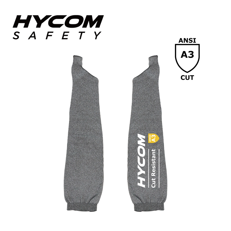 HYCOM Cut Level 3 Three-Dimensionally Seamless Knitted Cut Resistant Arm Cover Sleeve For Work Safety