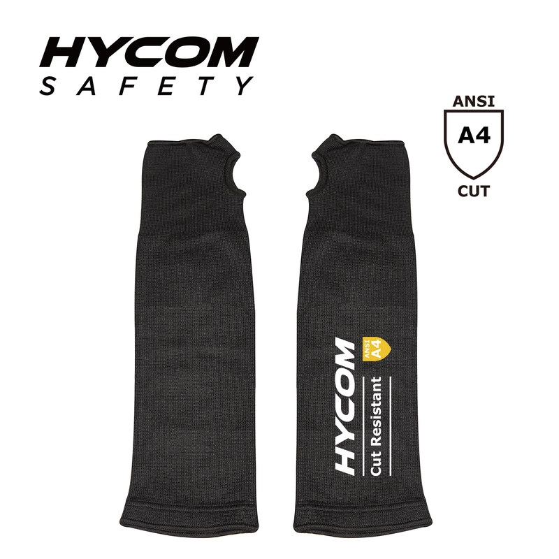 HYCOM Cut Level 4 Cut Resistant Arm Cover Sleeve with Thumb Slot For Work Safety