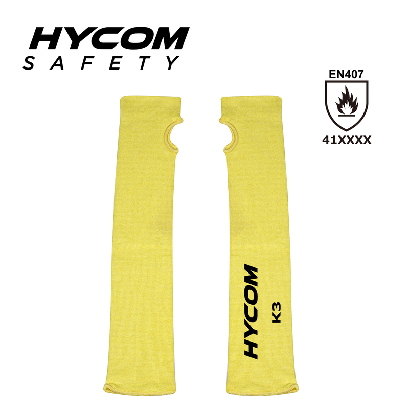 HYCOM 100% Aramid Flame Retardant Level 4 Cut Heat Resistant Arm Protection Sleeve