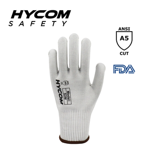 HYCOM Breath-cut 10G ANSI 5 FDA Cut Resistant Glove Breathable Hand Feeling HPPE Work Gloves