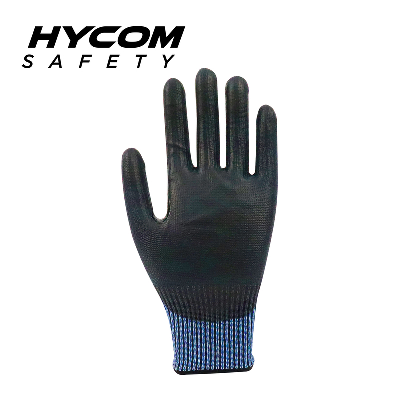 HYCOM Breath-cut 15G ANSI 4 Cut Resistant Glove with PU Coating Ultra Thin Safety Gloves