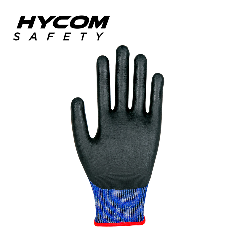 HYCOM Breath-cut 18G ANSI 3 Cut Resistant Glove with Foam Nitrile Coating HPPE Work Gloves