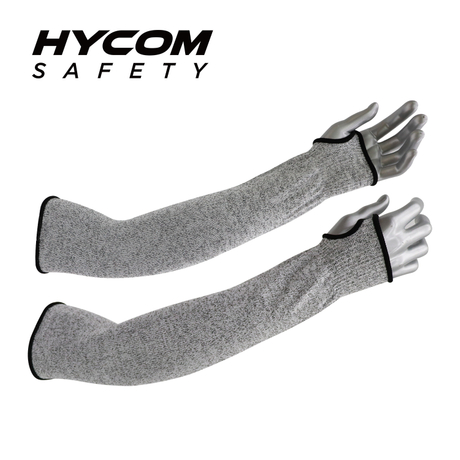 HYCOM Breathable ANSI 3 Cut Resistant Sleeve with Thumb Slot HPPE High Peformance Sleeve