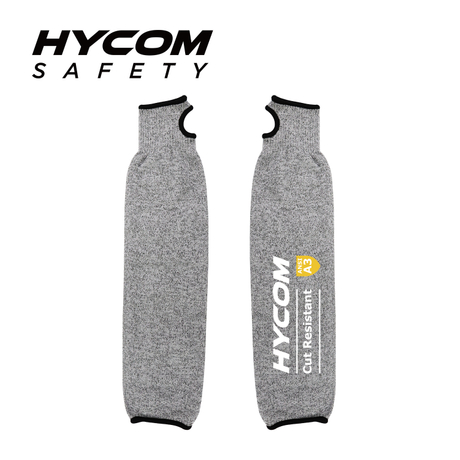 HYCOM Breathable ANSI 3 Cut Resistant Sleeve with Thumb Slot HPPE High Peformance Sleeve