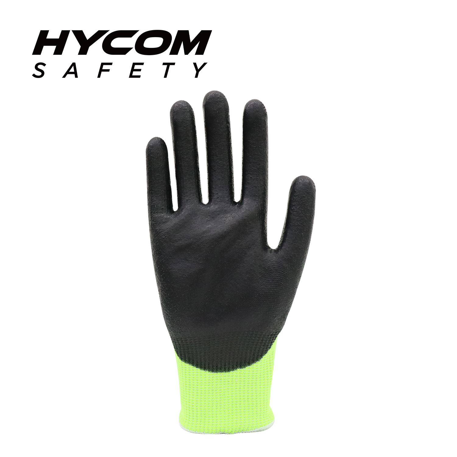 HYCOM Breath-cut 15G ANSI 4 Cut Resistant Glove with Palm Polyurethane Coating