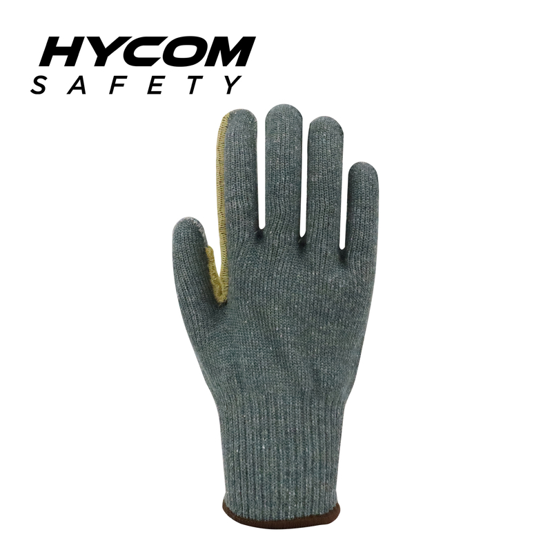 HYCOM 10G ANSI 4 Aramid Cut Resistant Glove Thumb Crotch Reinforced Heat Resistant Gloves