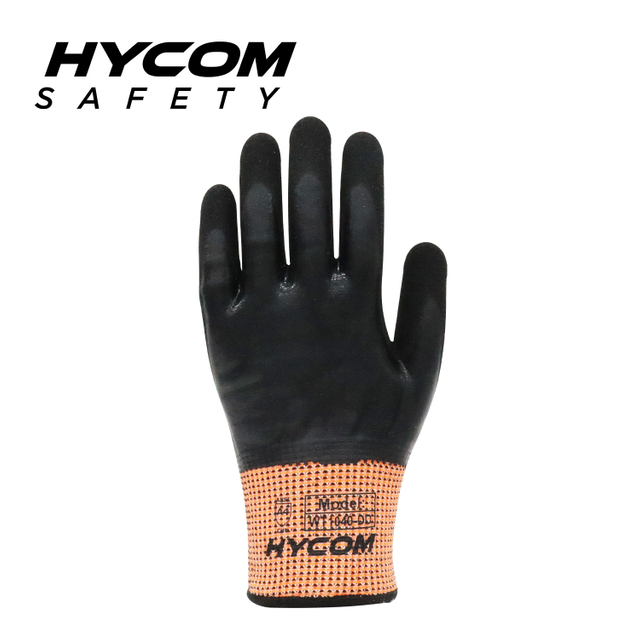 HYCOM 13G Thermal HPPE and 10G Acrylic Fleece Glove Warm ANSI 5 Cut Resistant Glove