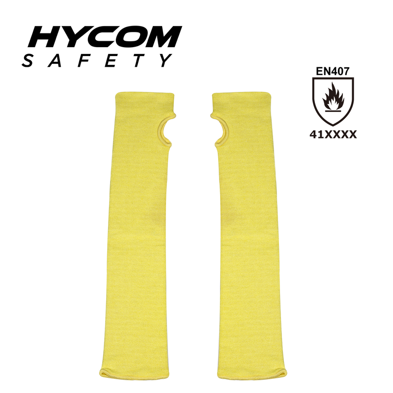 HYCOM 100% Aramid Flame Retardant Level 4 Cut Heat Resistant Arm Protection Sleeve