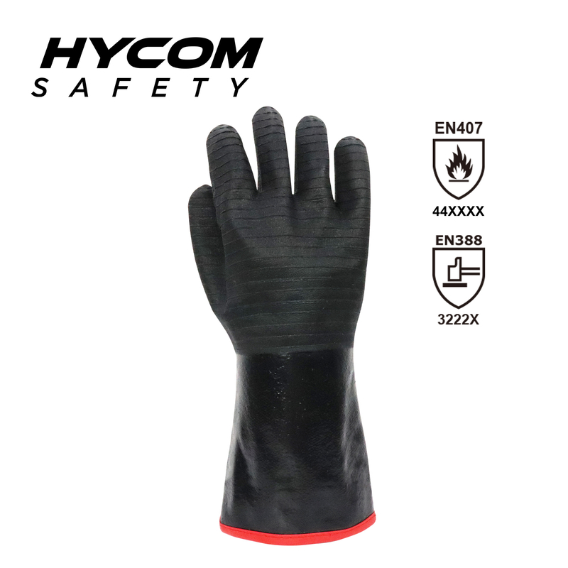 HYCOM Super Grip Water Proof Oil Resistant Barbecue Glove with 450°C/840°F Contact Temperature Food Grade Safety Gloves