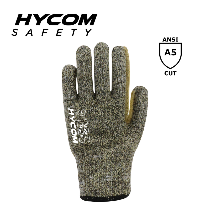 HYCOM 7G ANSI Cut 5 Heat Resistant Glove High Cut Aramid Glove