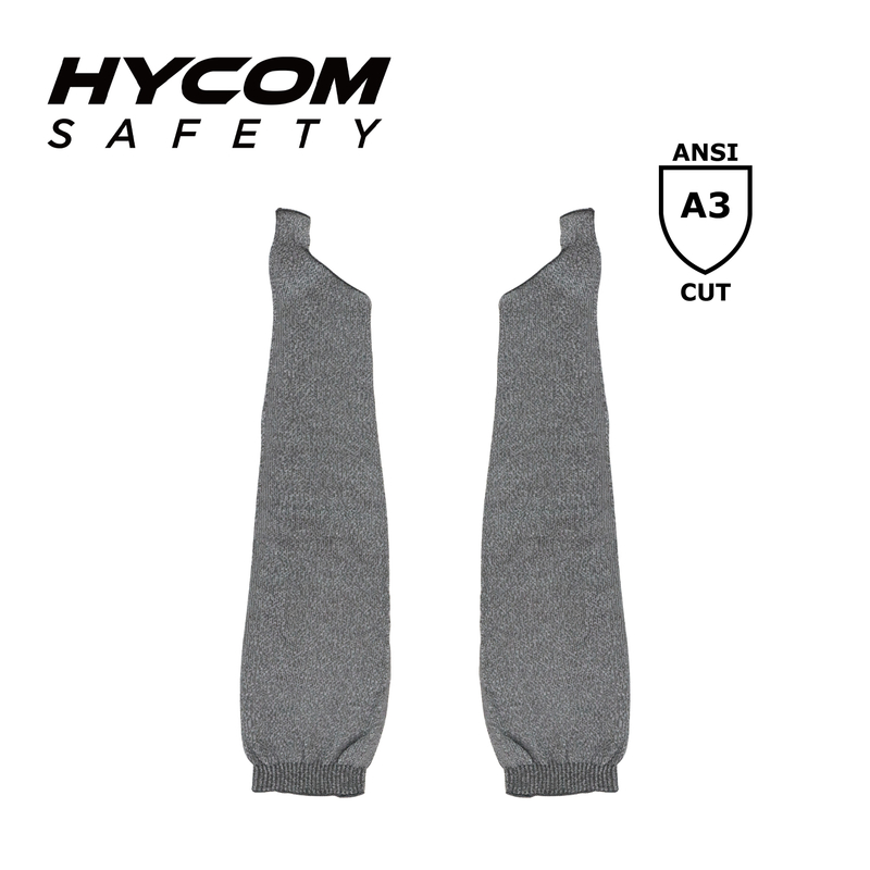 HYCOM Cut Level 3 Three-Dimensionally Seamless Knitted Cut Resistant Arm Cover Sleeve For Work Safety