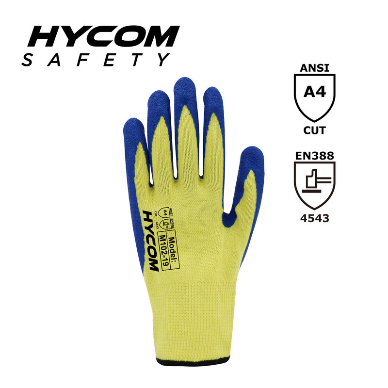 HYCOM 10G Level 5 ANSI 4 Aramid Cut Resistant Glove PPE Work Gloves