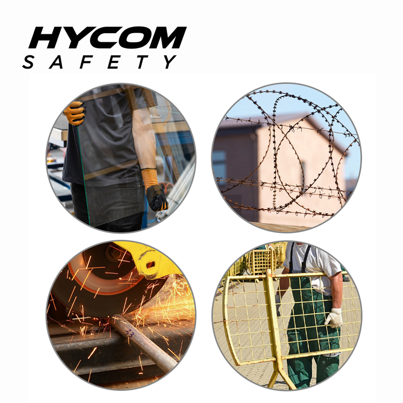 HYCOM ANSI 5 Cut Resistant Zipper Jacket with Breathable Pique And Thumb Hole PPE Clothing