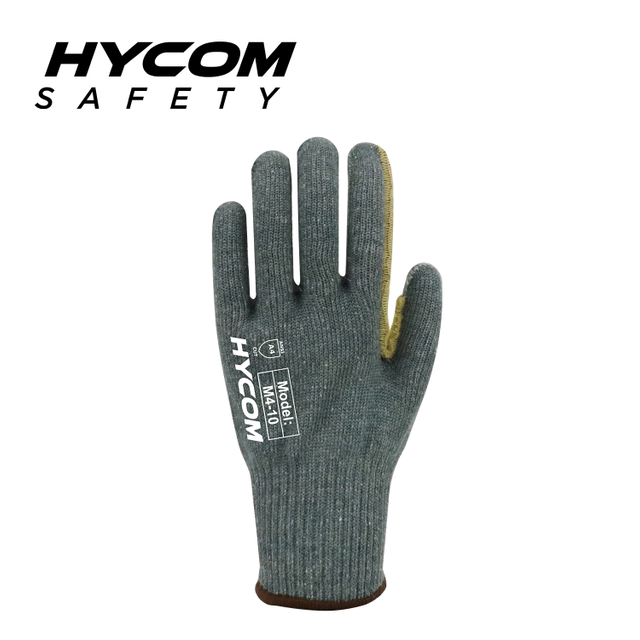 HYCOM 10G ANSI 4 Aramid Cut Resistant Glove Thumb Crotch Reinforced Heat Resistant Gloves