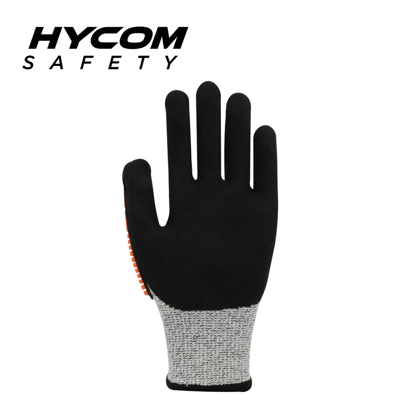 HYCOM Breath-cut ANSI 3 Cut Resistant Glove with Sandy Nitrile Coating HPPE Safety Gloves