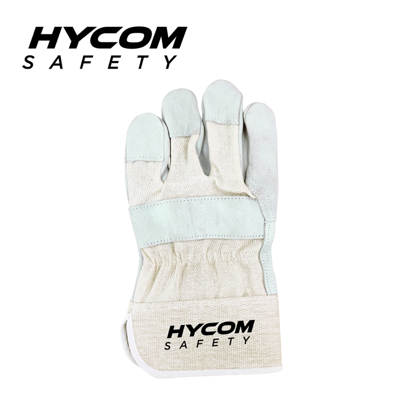 HYCOM Cut Level 2 AB Grade Welding Glove Cow Split Leather Work Glove