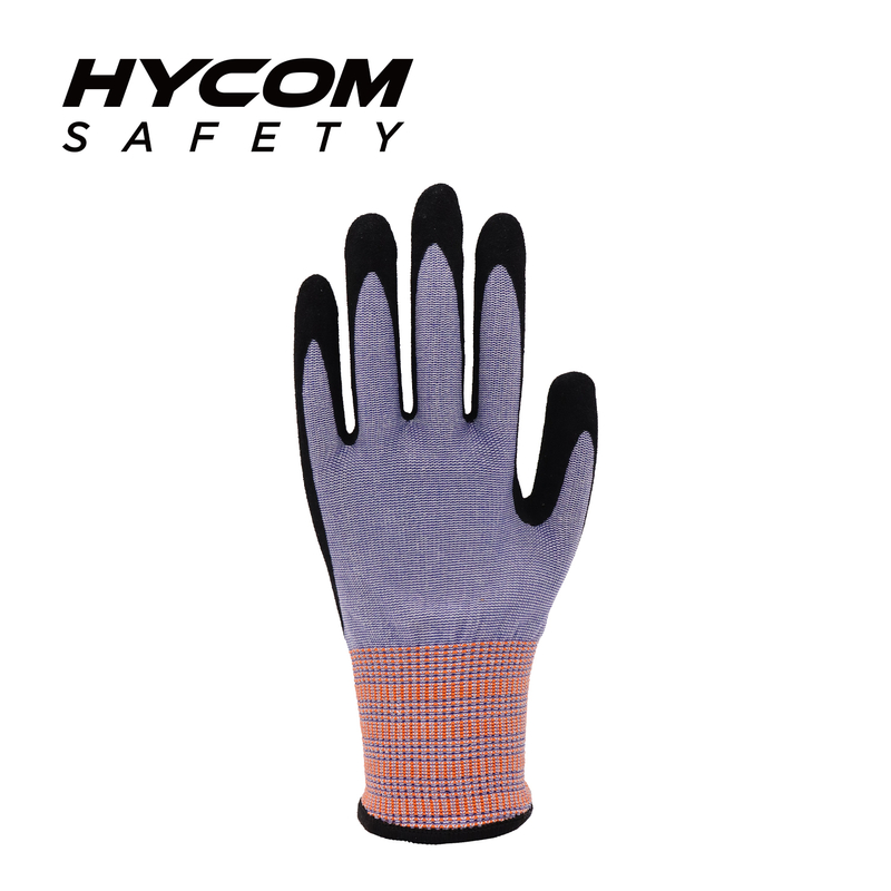 HYCOM 13G ANSI 5 Lightweight Cut Resistant Glove Coated with PU Instant Cooling Work Gloves